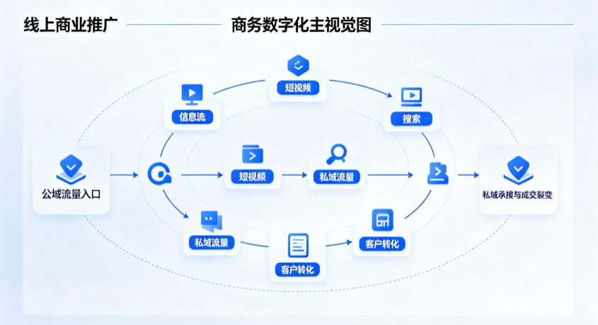 武城县线上商业推广怎么做？全域流量闭环搭建与低成本转化实战指南